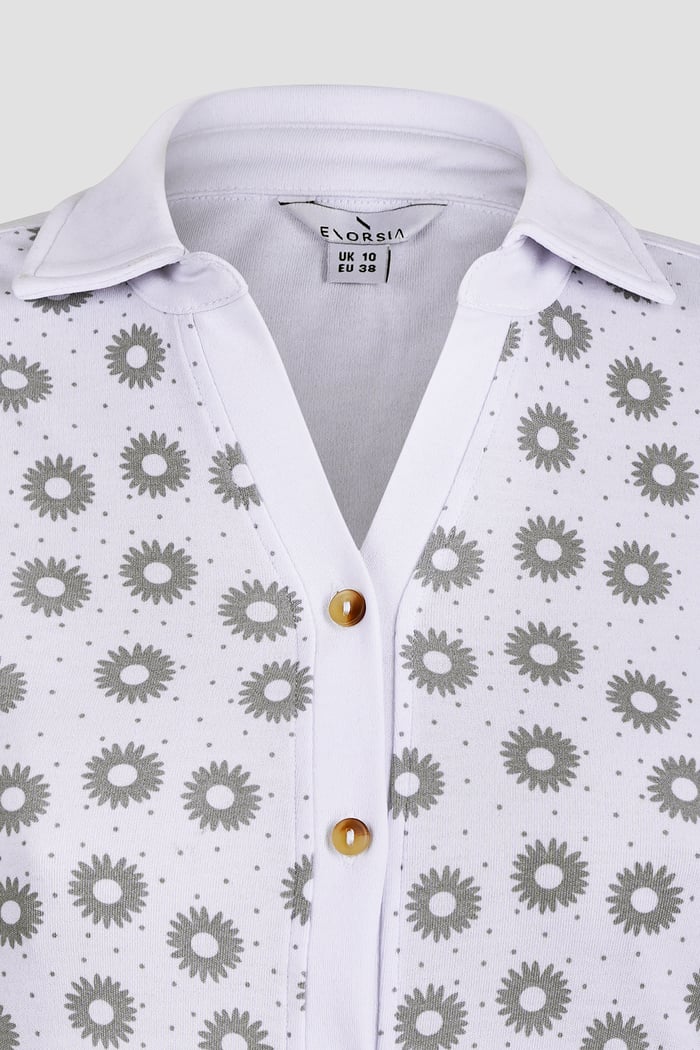 Sleeveless Printed Tie Hem Tops