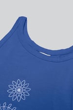 Motif Embroidered Tank Top