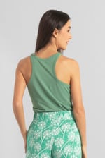 Motif Embroidered Tank Top