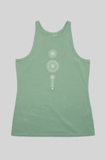 Motif Embroidered Tank Top