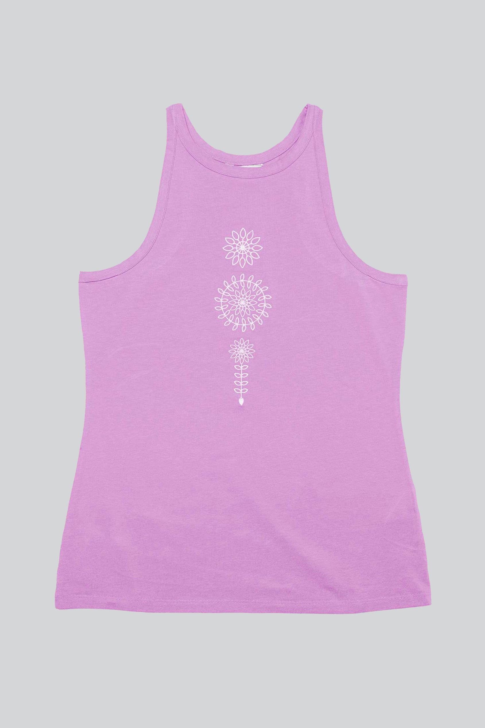 Motif Embroidered Tank Top