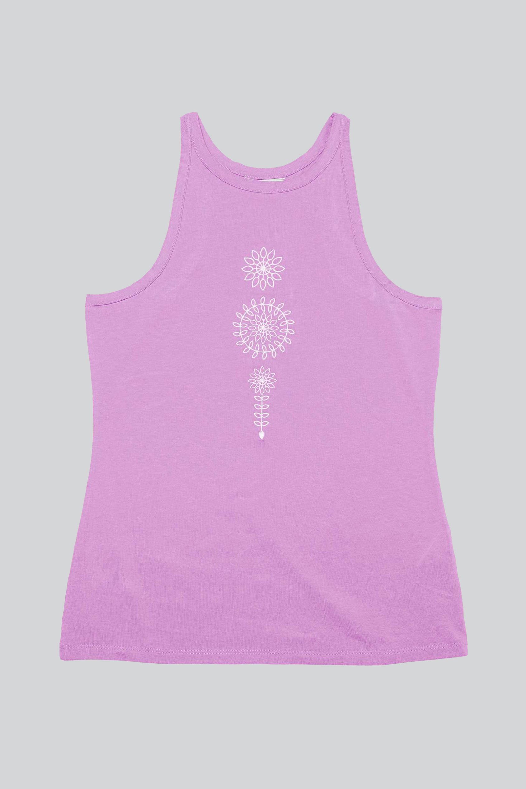 Motif Embroidered Tank Top