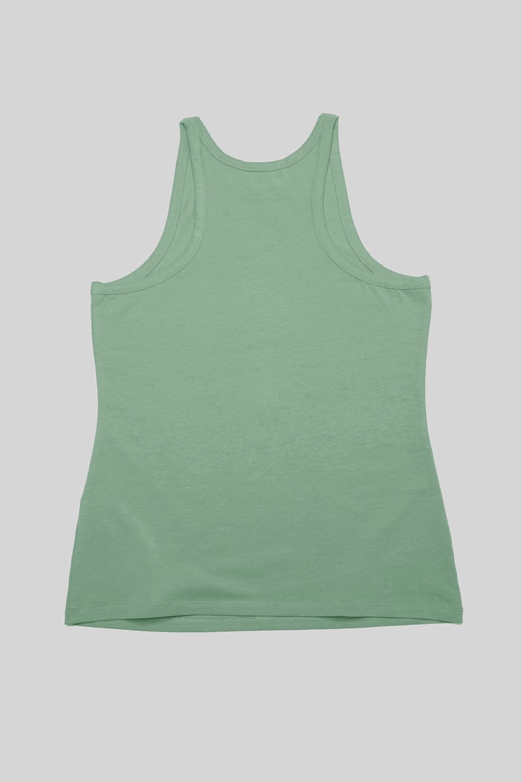 Motif Embroidered Tank Top