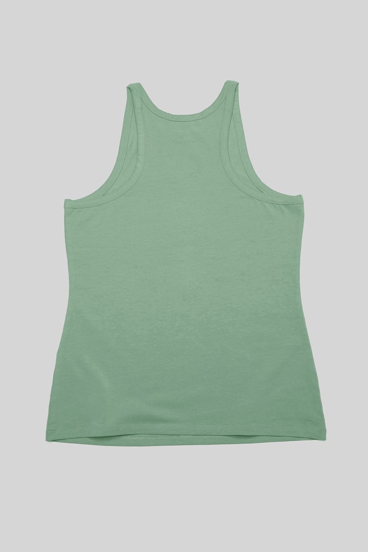 Motif Embroidered Tank Top