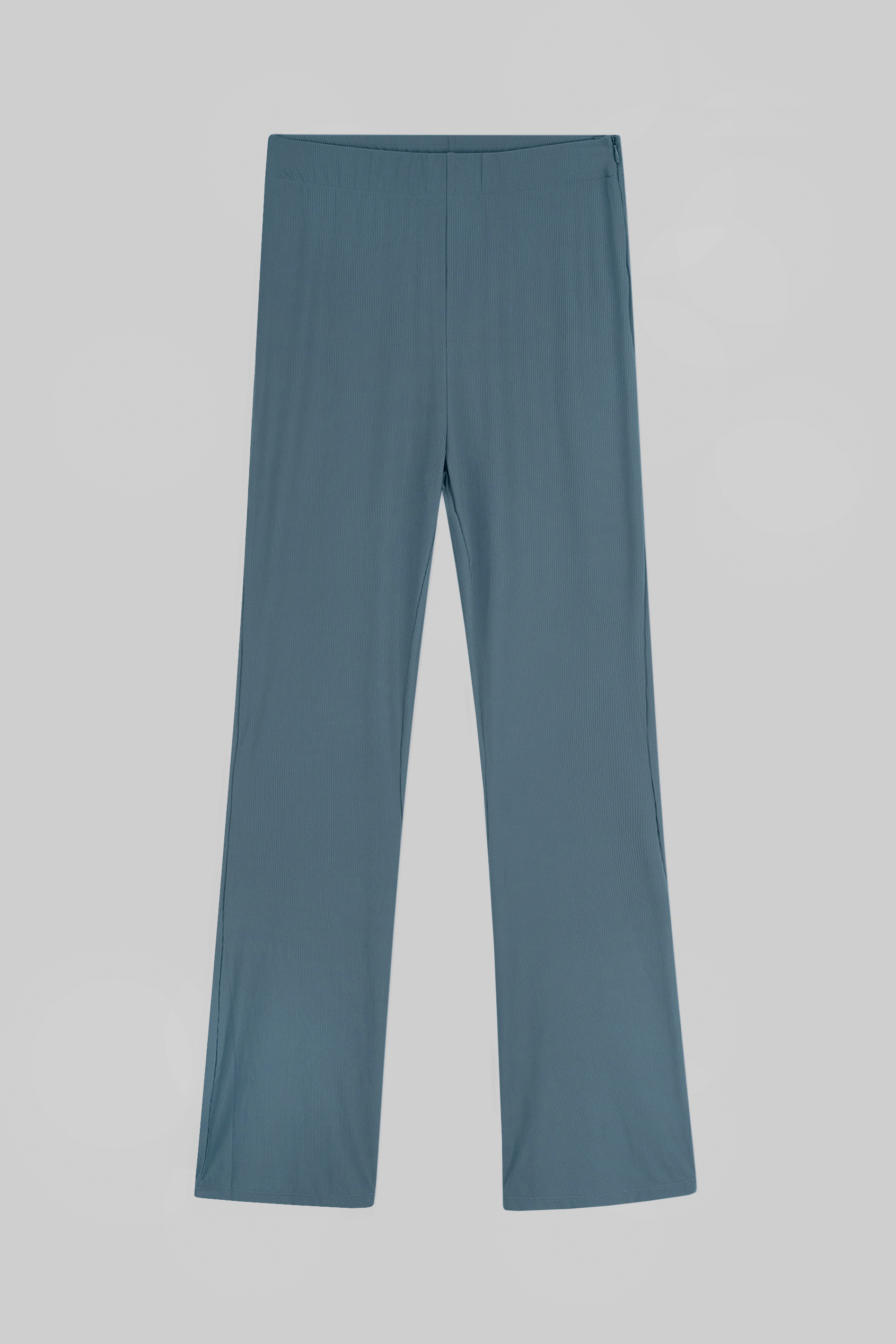 Women's Supper Stretch Zip Details Flare Leggings