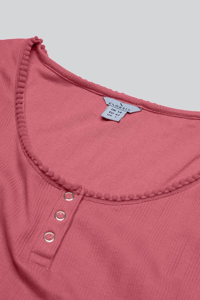 Snap Button Details Crop Tank Top