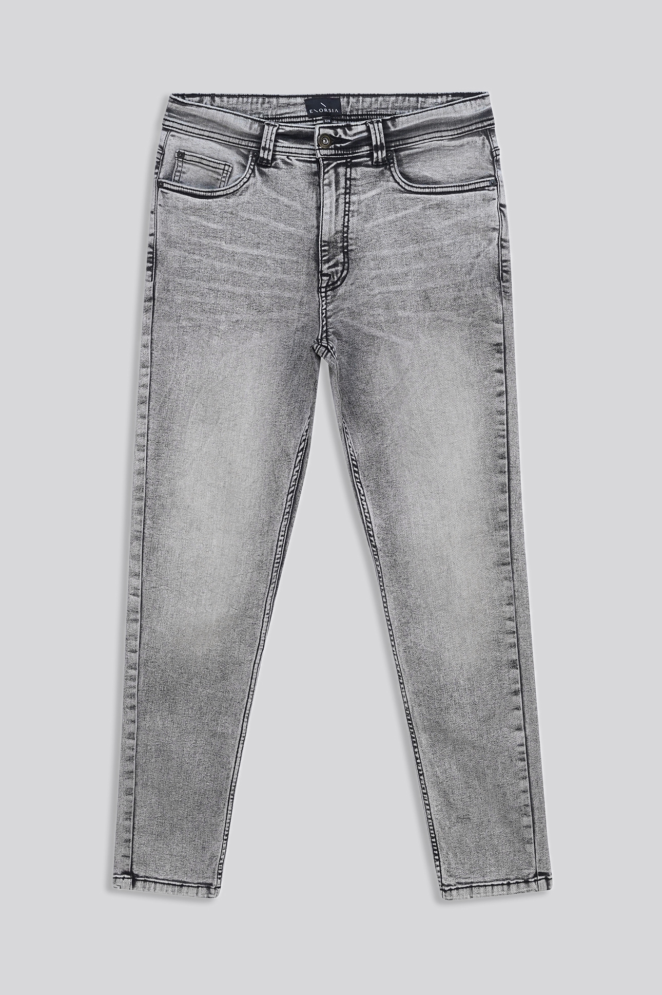 Grey Soft Touch Slim Stretch Jeans