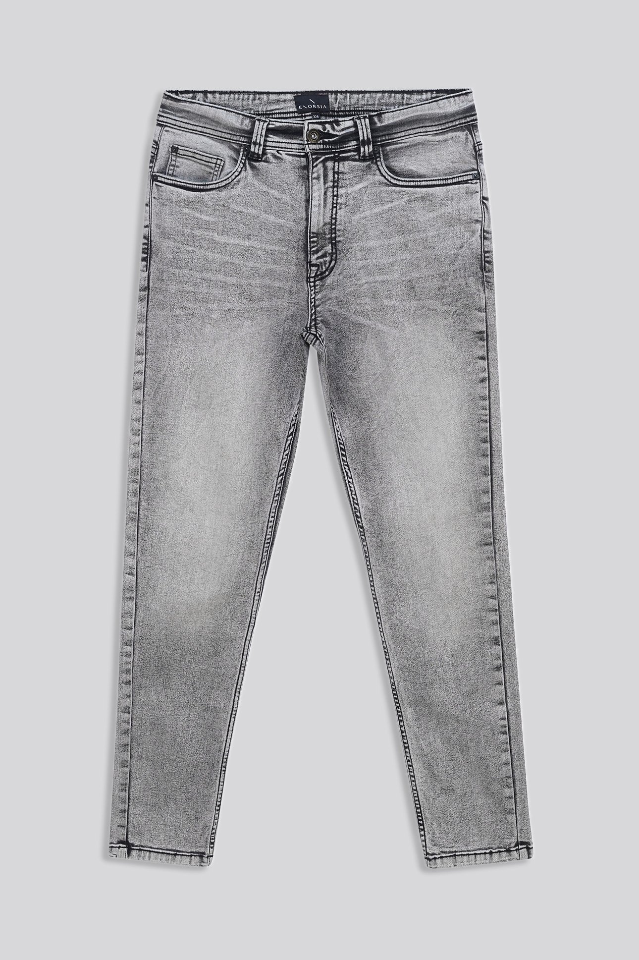 Grey Soft Touch Slim Stretch Jeans