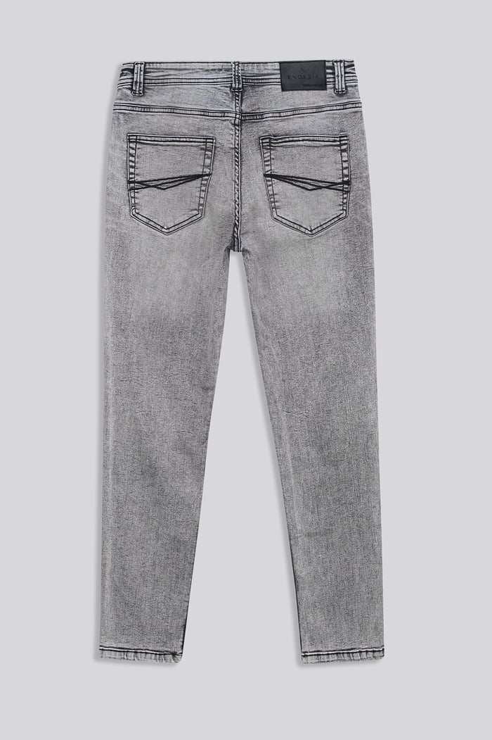 Grey Soft Touch Slim Stretch Jeans