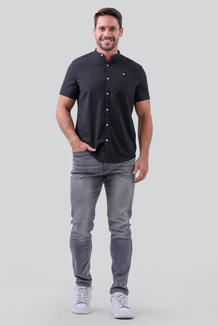 Grey Soft Touch Slim Stretch Jeans