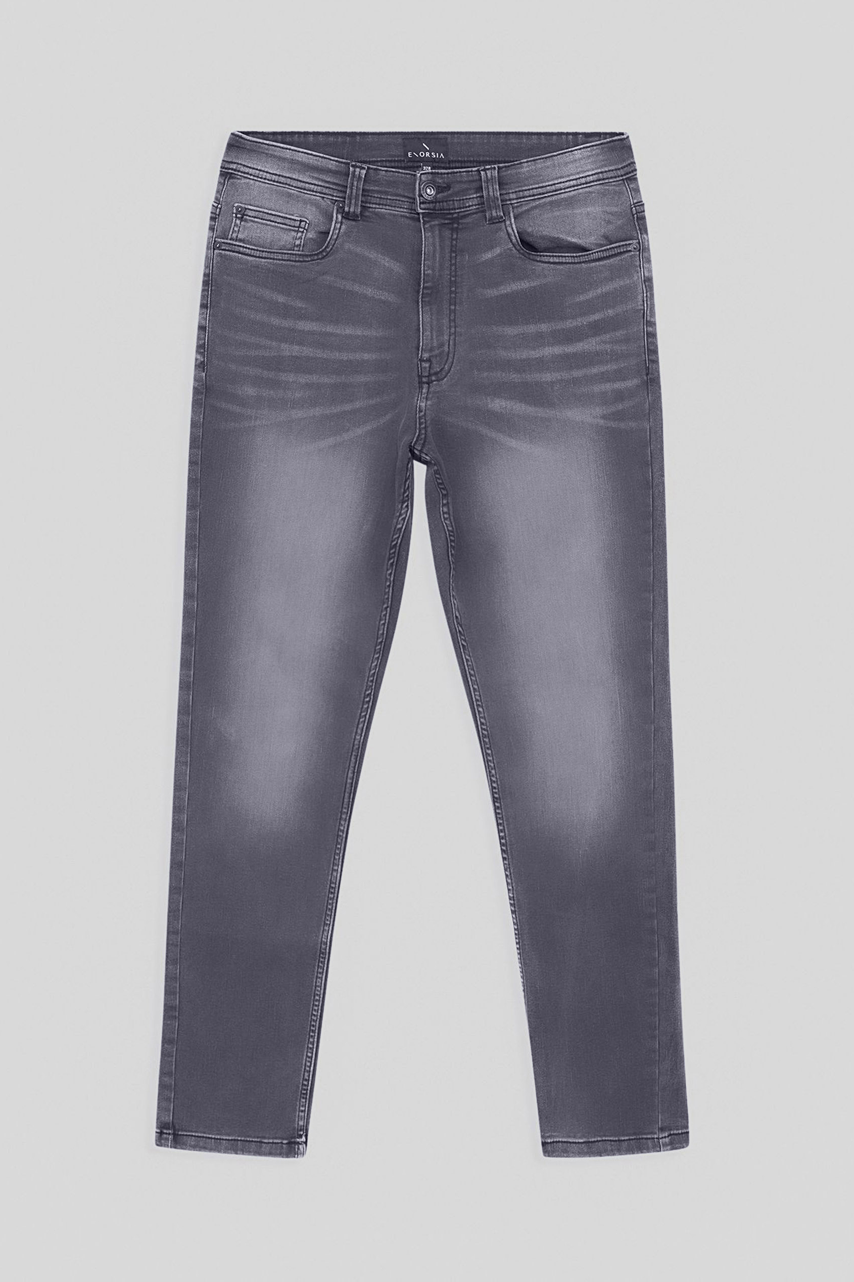 Grey Soft Touch Slim Stretch Jeans