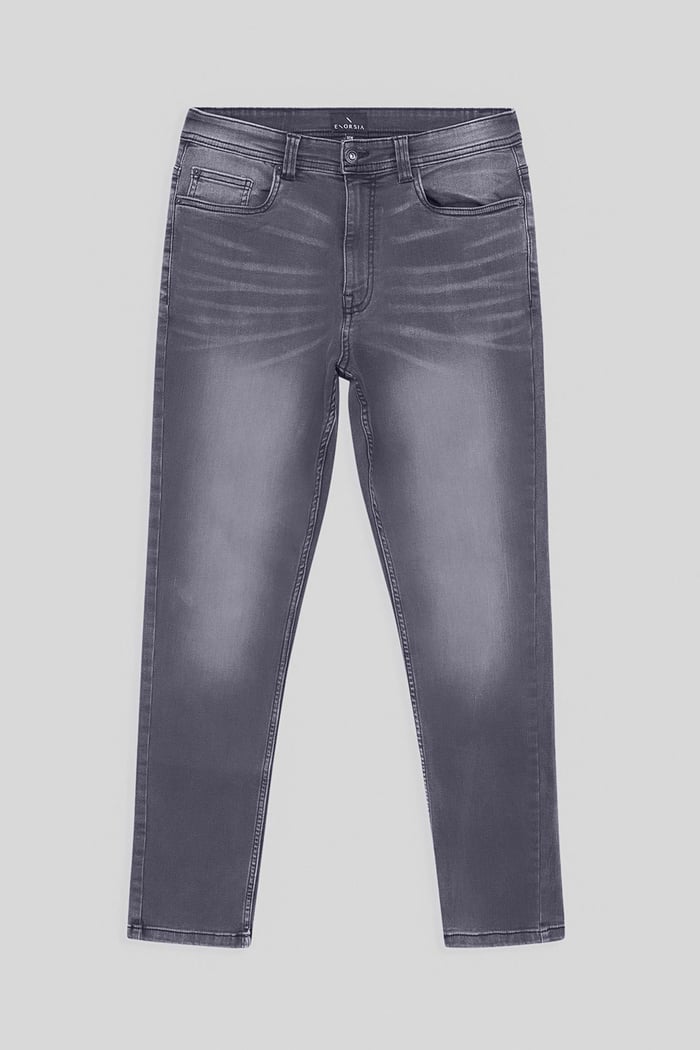 Grey Soft Touch Slim Stretch Jeans