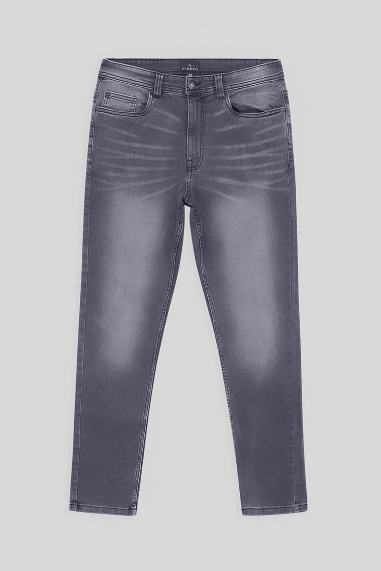Grey Soft Touch Slim Stretch Jeans