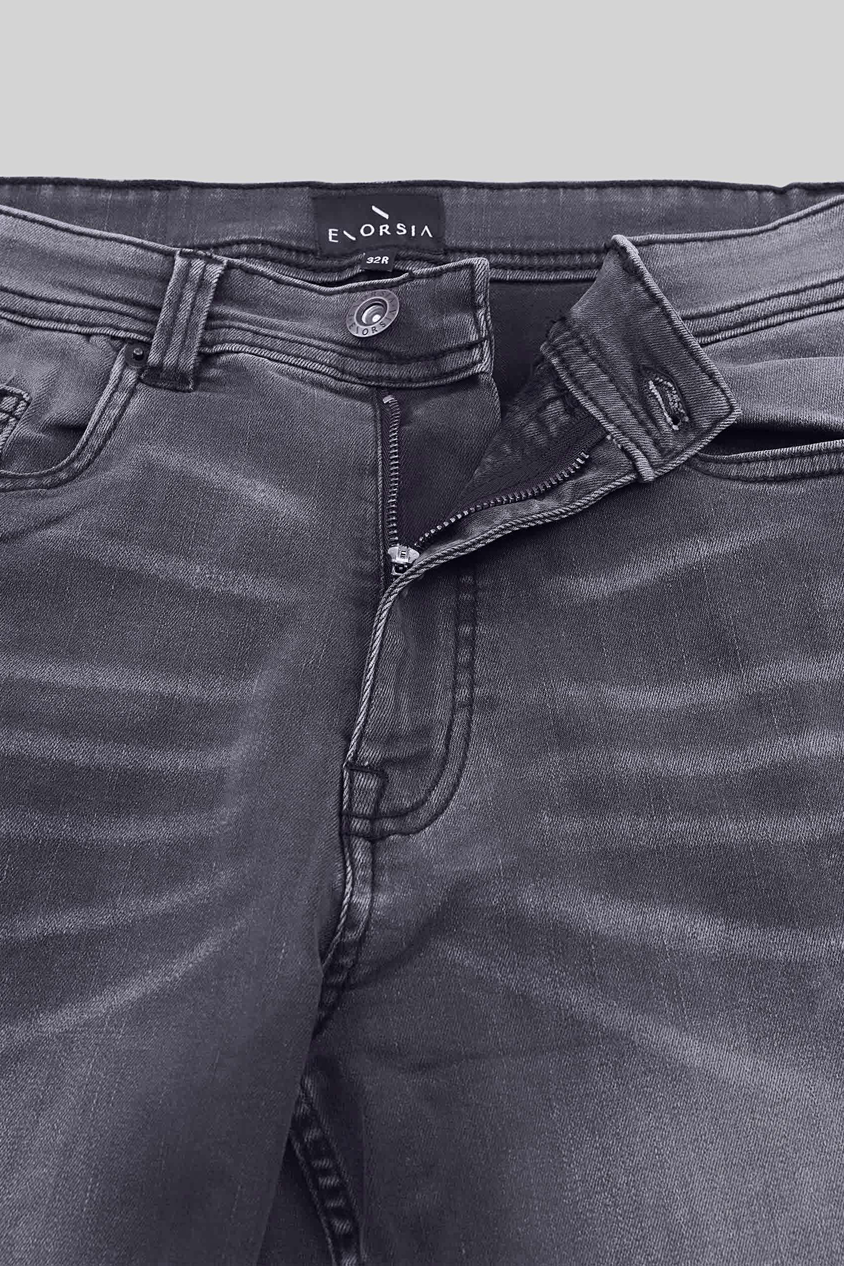 Grey Soft Touch Slim Stretch Jeans