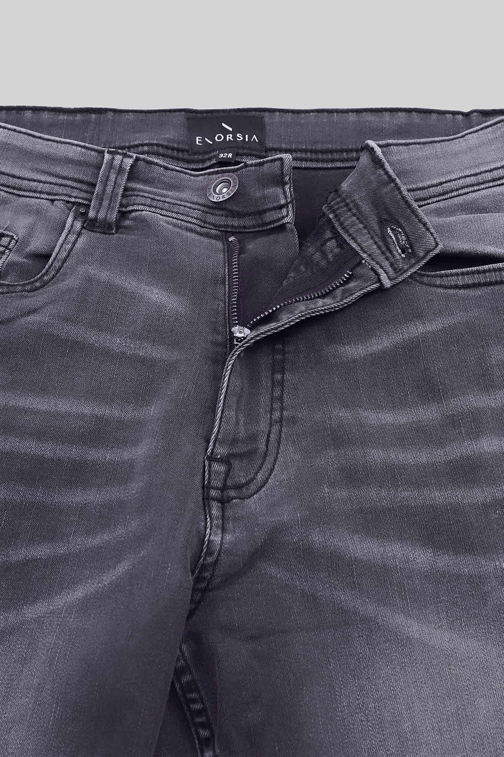 Grey Soft Touch Slim Stretch Jeans