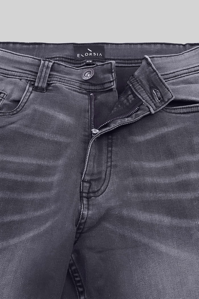 Grey Soft Touch Slim Stretch Jeans