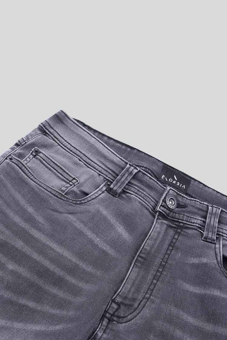 Grey Soft Touch Slim Stretch Jeans