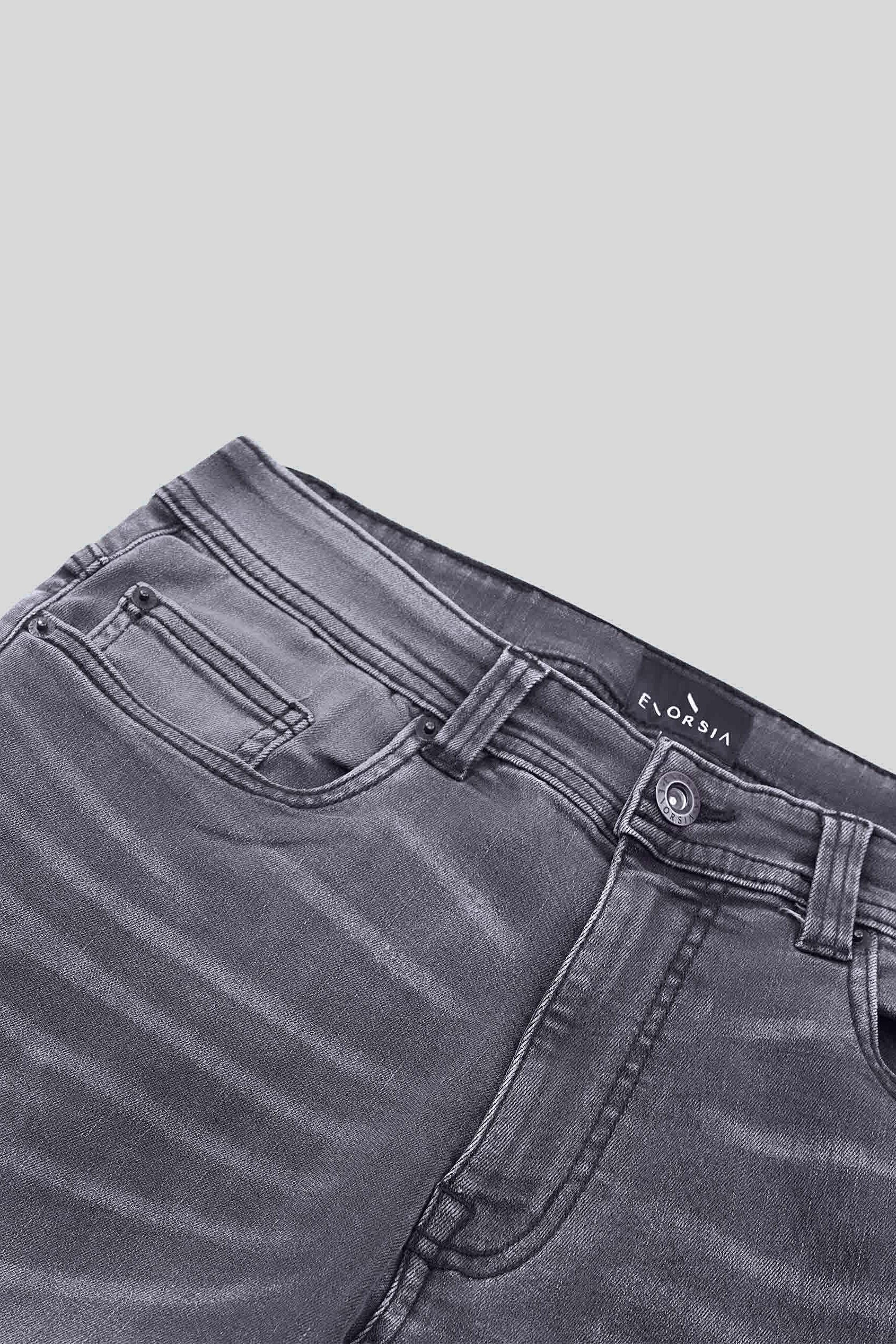 Grey Soft Touch Slim Stretch Jeans