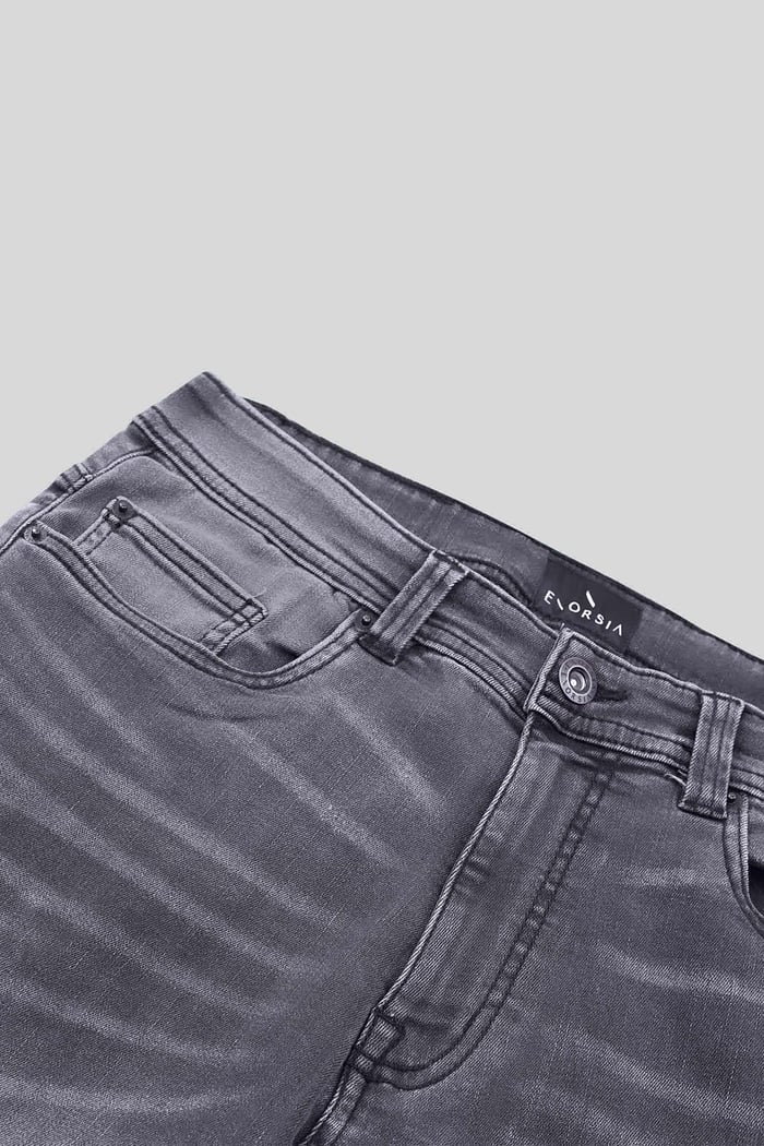 Grey Soft Touch Slim Stretch Jeans