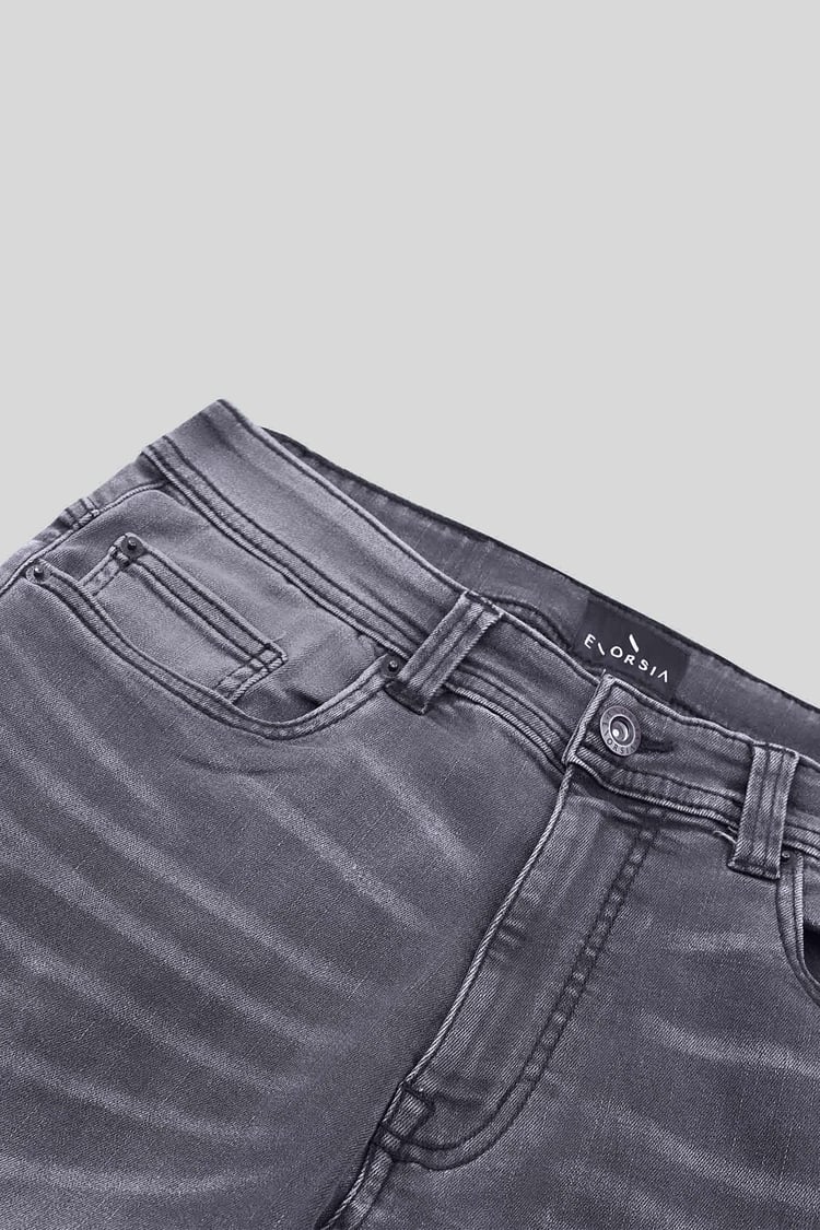 Grey Soft Touch Slim Stretch Jeans