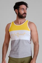 Colour Block Hot Foot Printed Vest