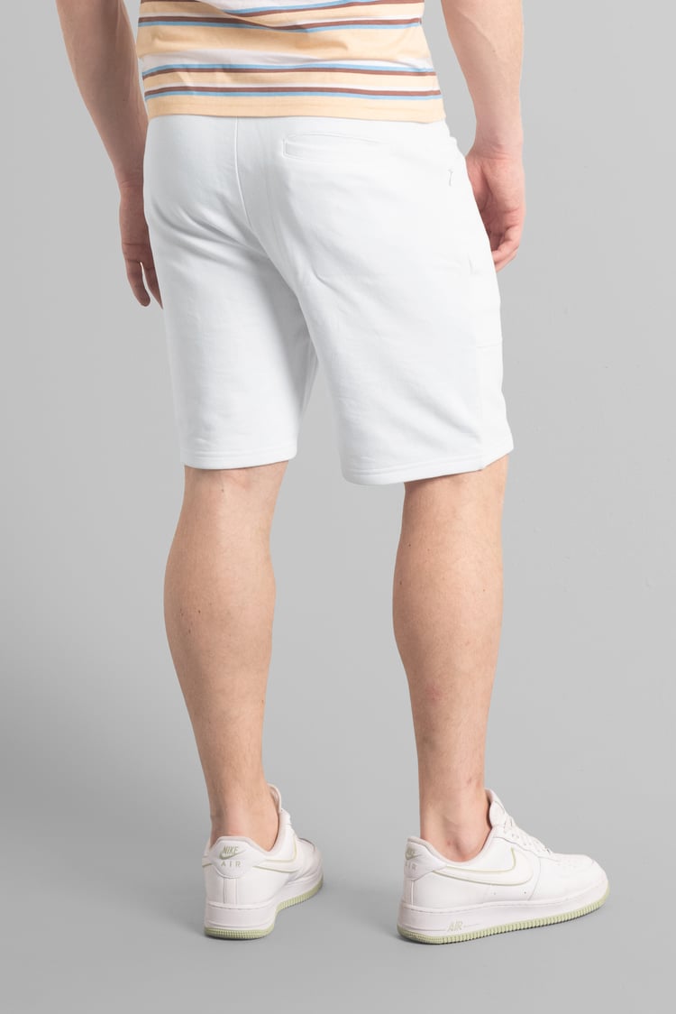 Mens Brush Back Fleece Printed Shorts