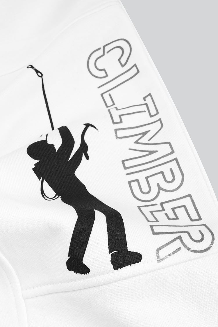 Mens Brush Back Fleece Printed Shorts