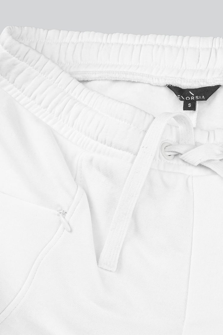 Mens Brush Back Fleece Printed Shorts