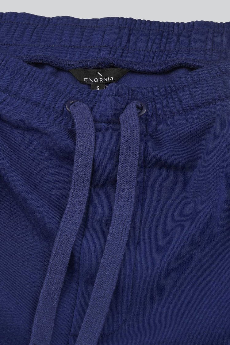 Mens Brush Back Fleece Printed Shorts