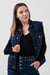 Womens Sleeveless Button Up Denim Jacket