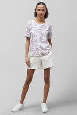 Crayon Leaf Printed T-Shirt