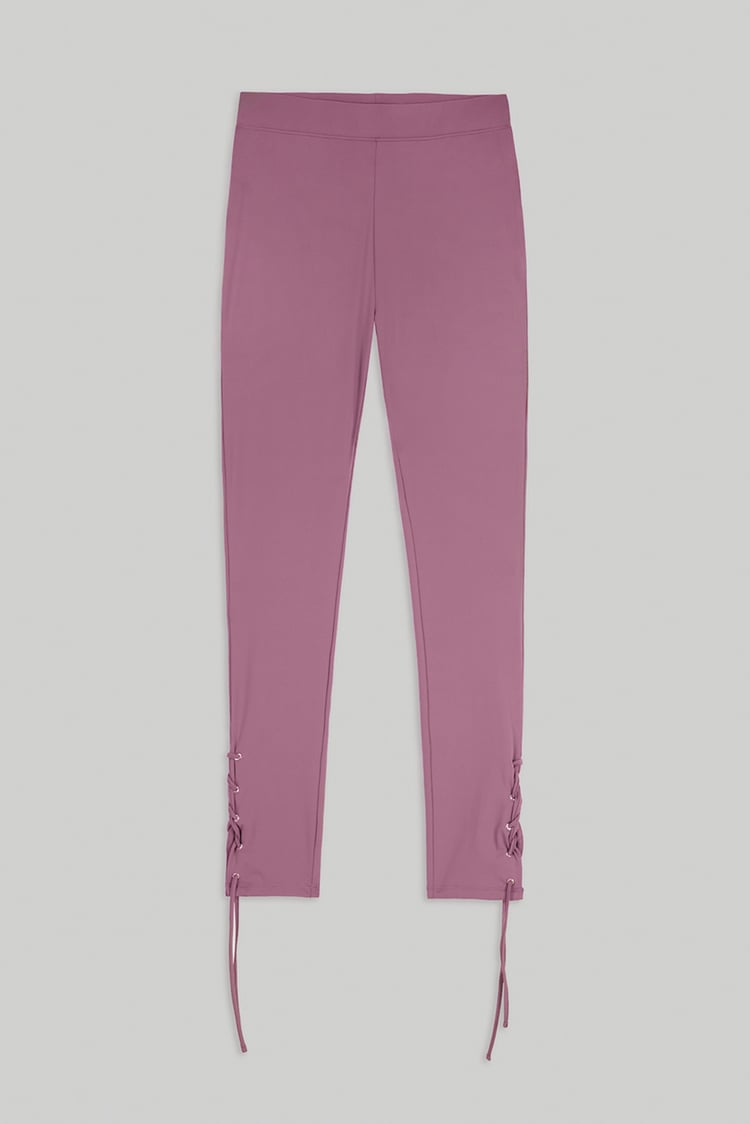 Women's Draw cord Detailed Hem Slim Leggings