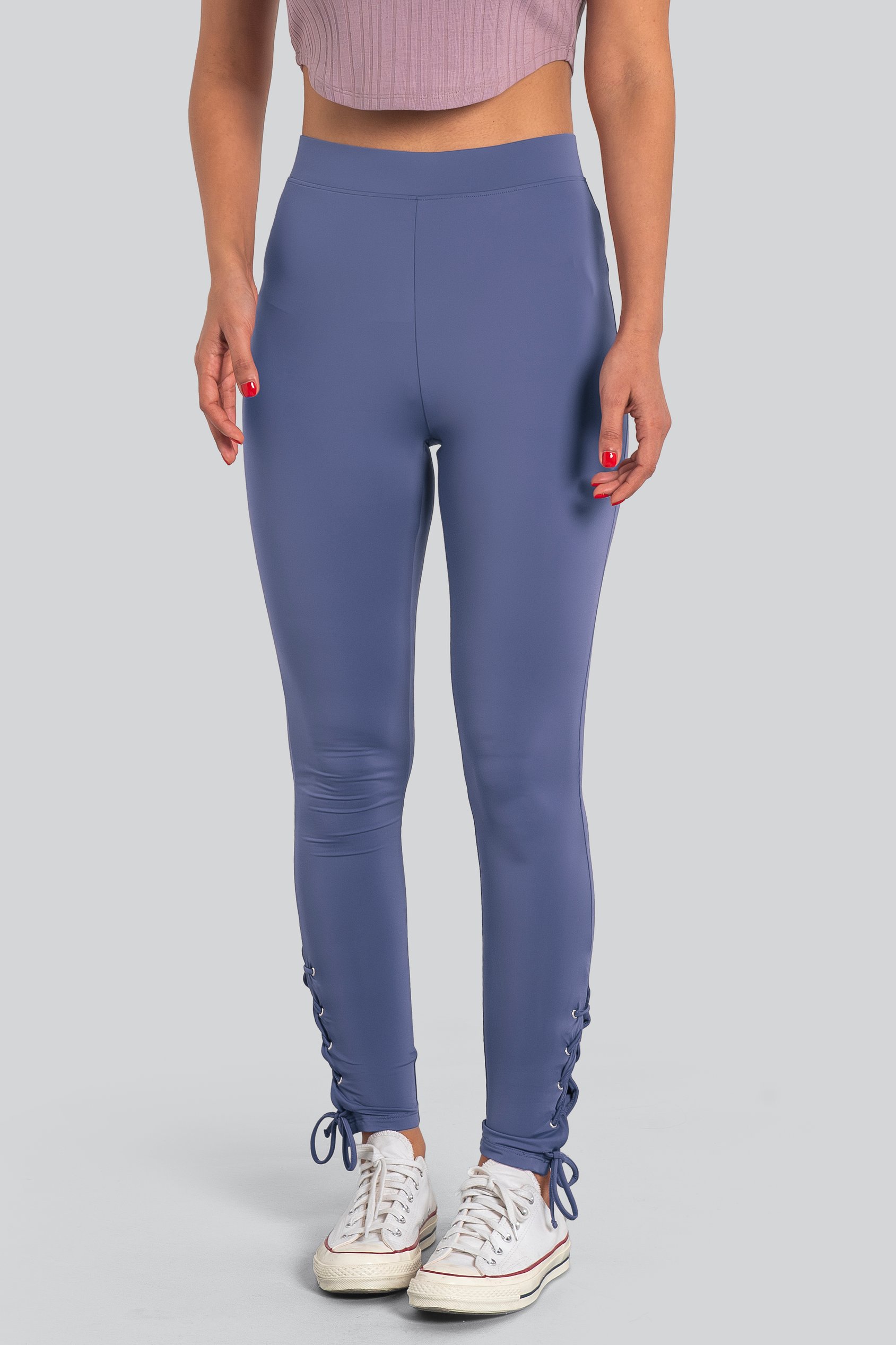 Women's Draw cord Detailed Hem Slim Leggings