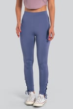 Women's Draw cord Detailed Hem Slim Leggings