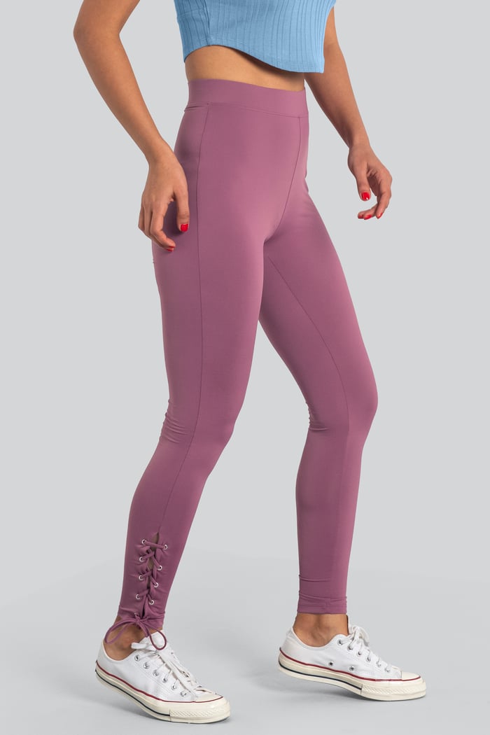 Women's Draw cord Detailed Hem Slim Leggings