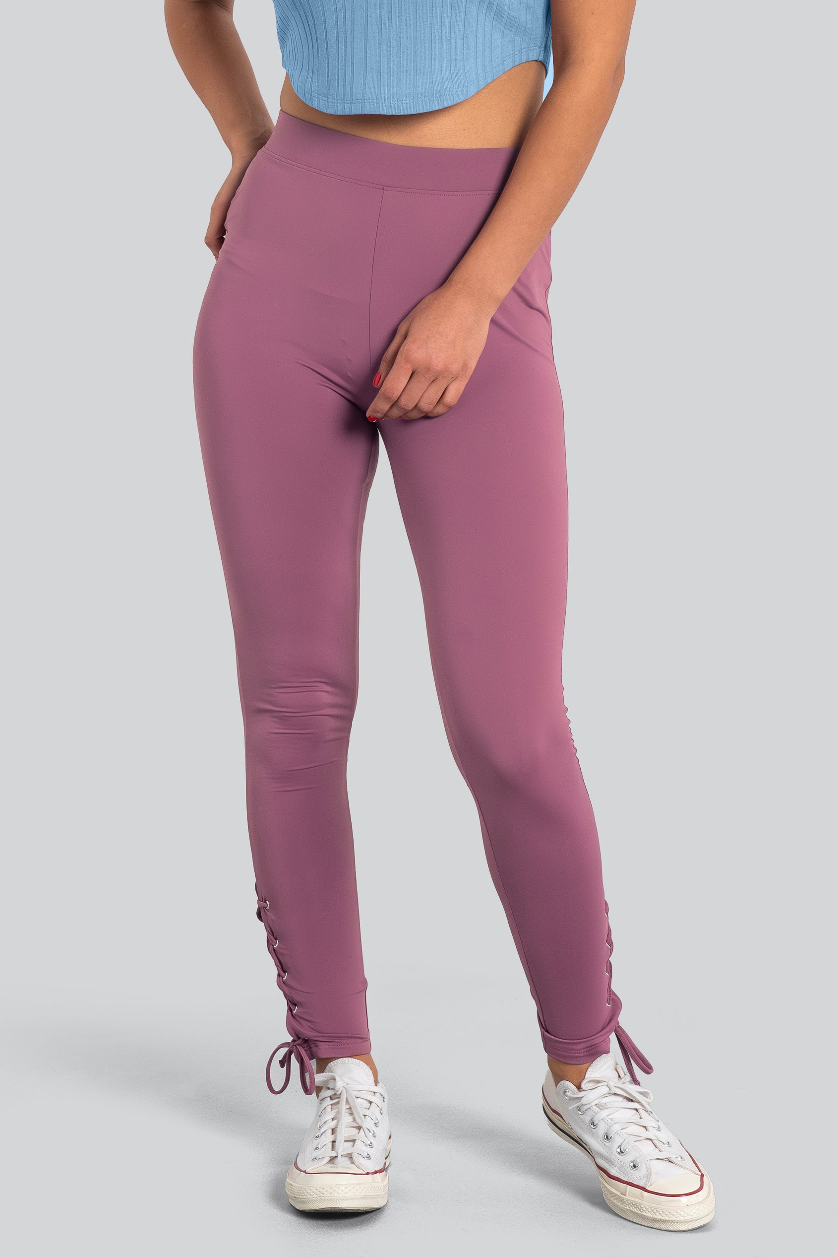 Women's Draw cord Detailed Hem Slim Leggings