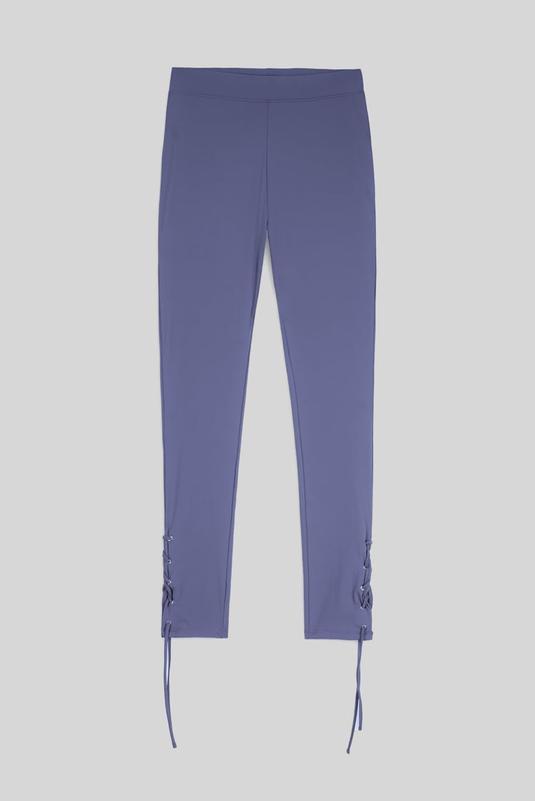 Women's Draw cord Detailed Hem Slim Leggings