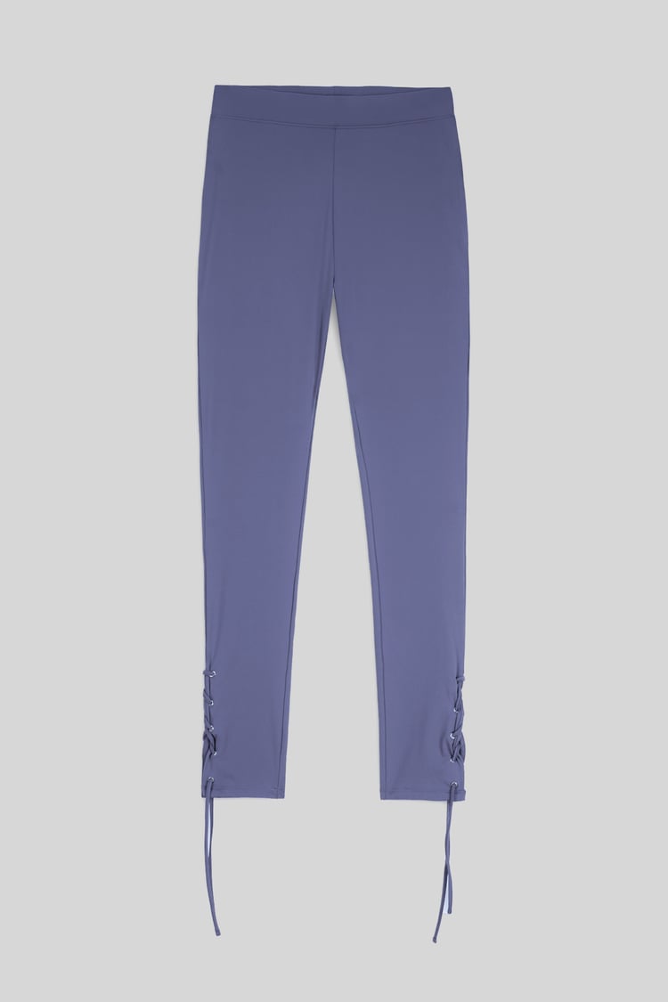 Women's Draw cord Detailed Hem Slim Leggings