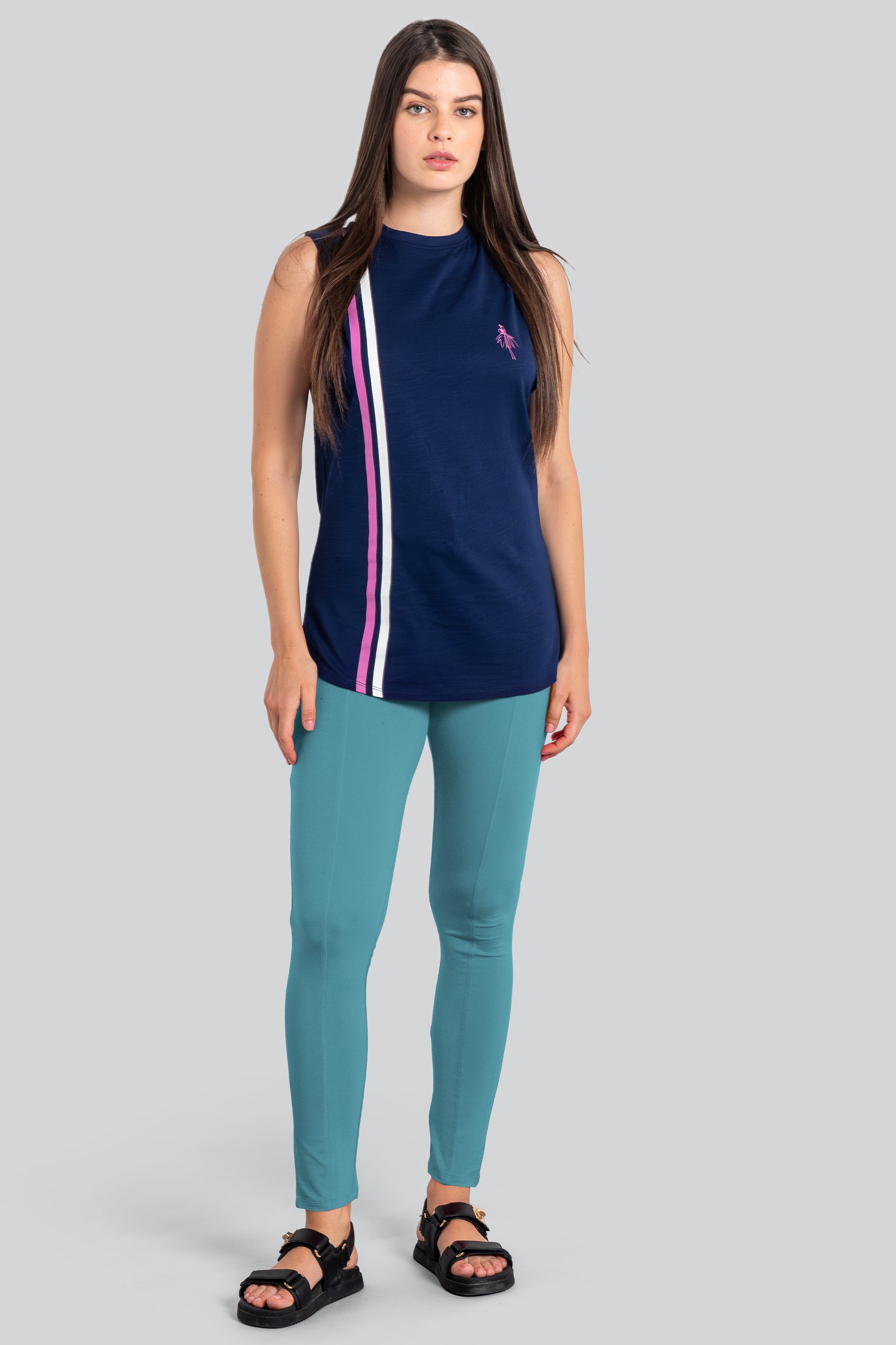 Super Soft Leggings With Waist Drawstring Details