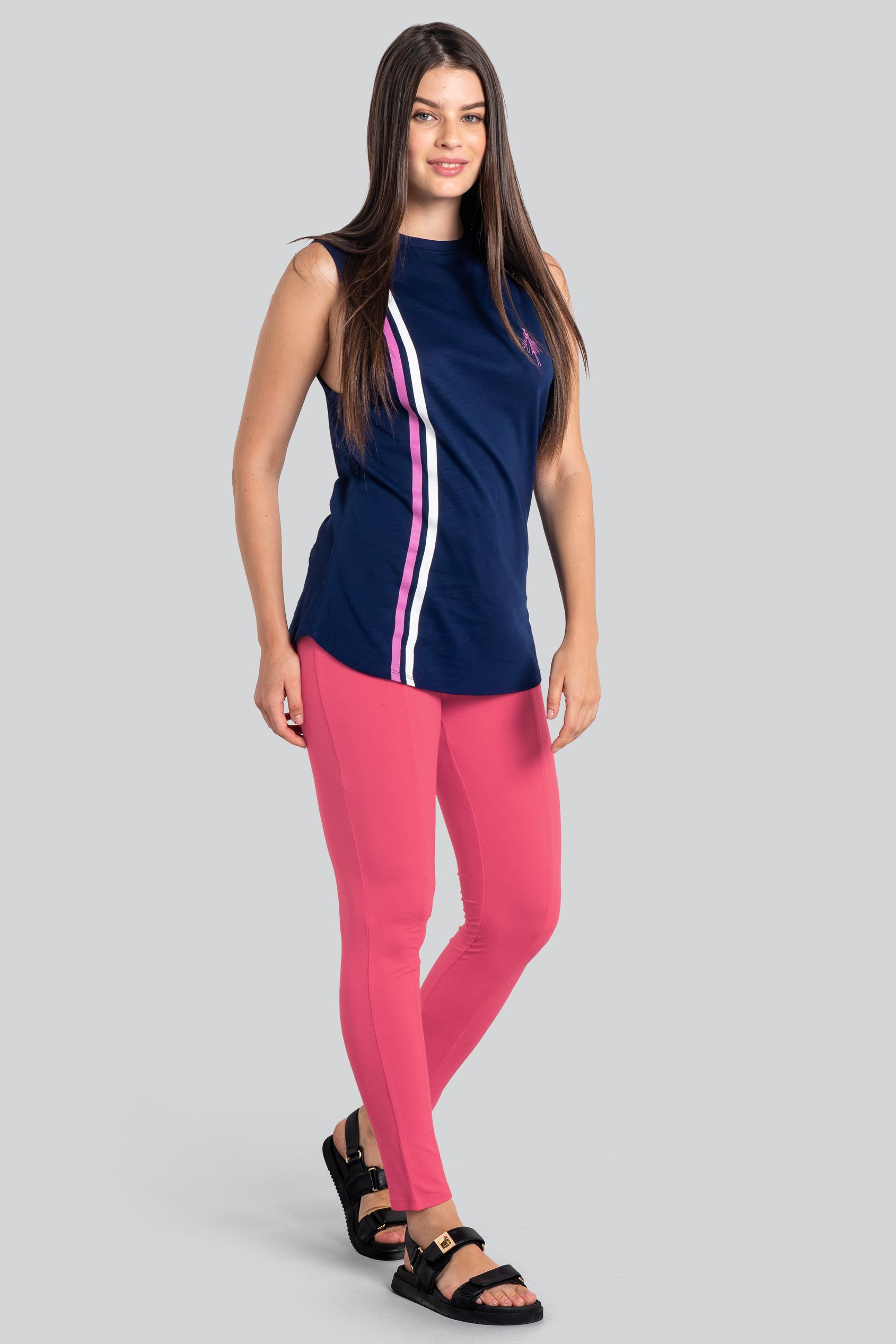 Super Soft Leggings With Waist Drawstring Details