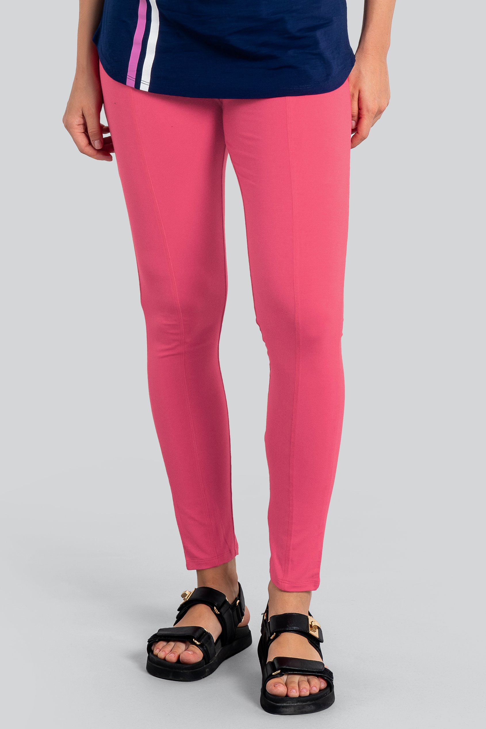 Super Soft Leggings With Waist Drawstring Details