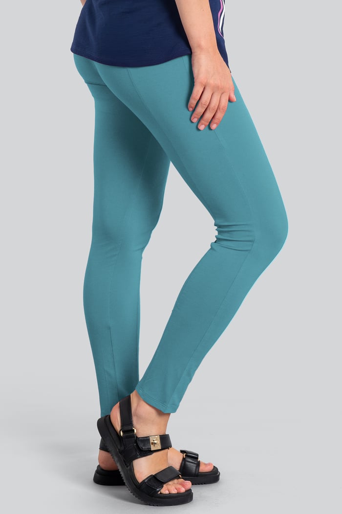 Super Soft Leggings With Waist Drawstring Details