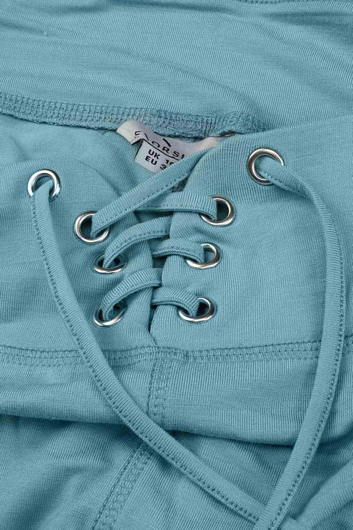 Super Soft Leggings With Waist Drawstring Details