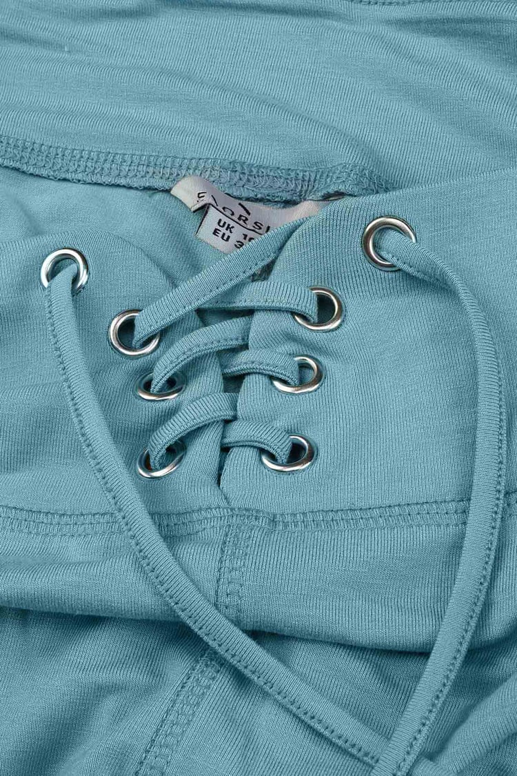 Super Soft Leggings With Waist Drawstring Details