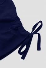 Ruched Sleeves Chest Printed T-Shirt