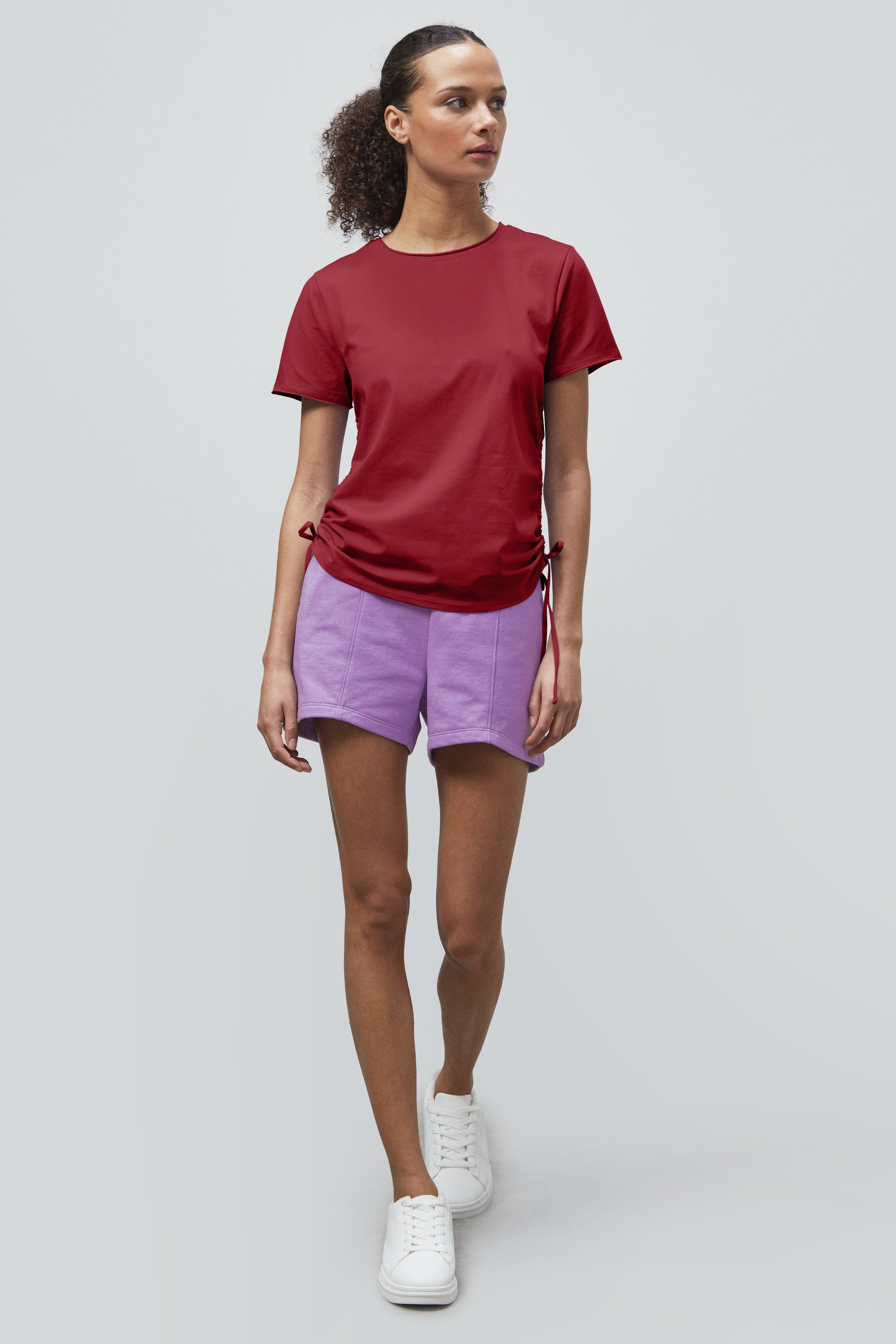 Ruched Side Seam T-Shirt