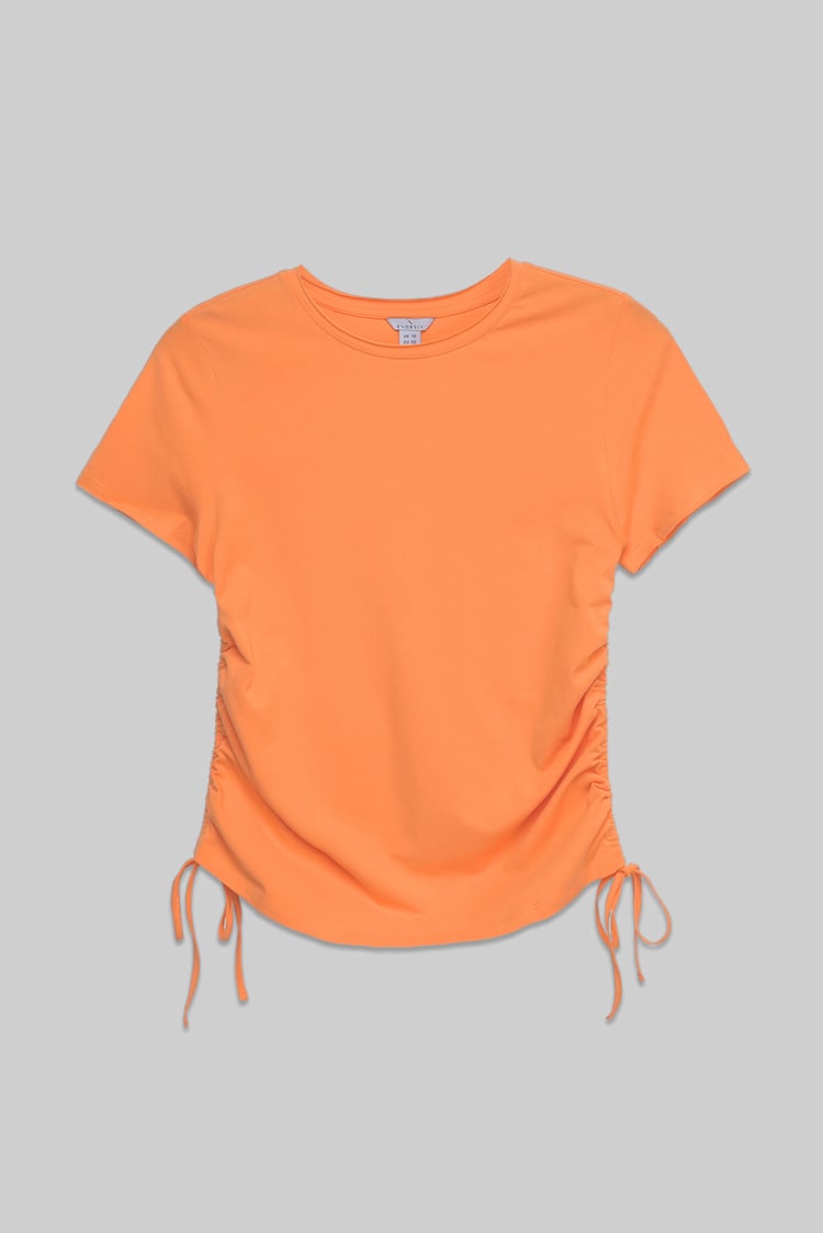 Ruched Side Seam T-Shirt