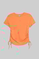 Ruched Side Seam T-Shirt