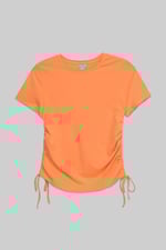 Ruched Side Seam T-Shirt