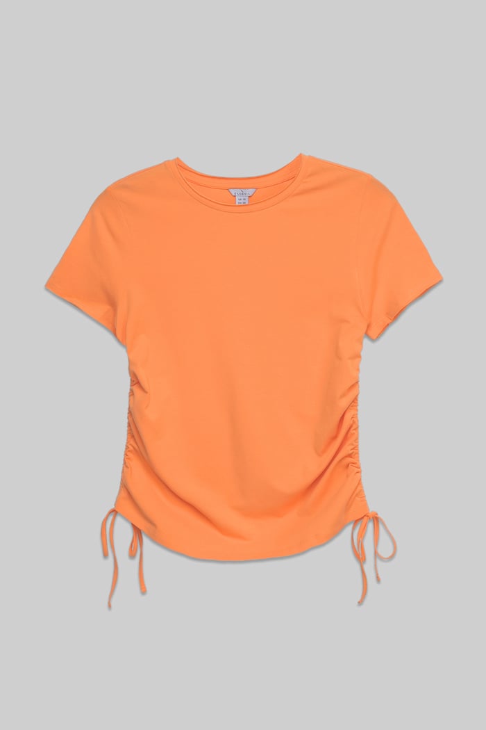 Ruched Side Seam T-Shirt